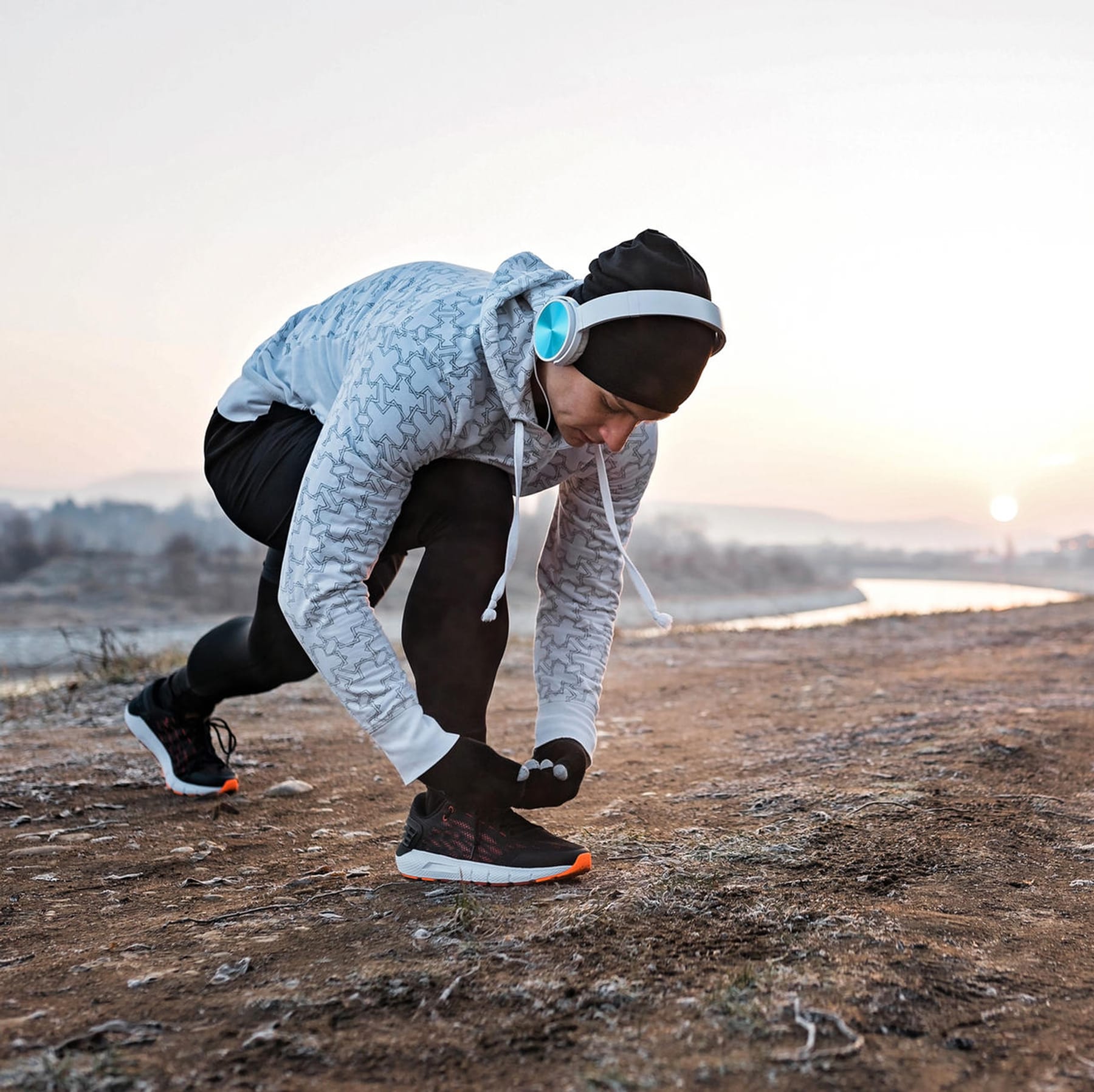 Joggen im Winter: Stirnlampe zum Schuhe Die Laufen richtige bis von Ausstattung