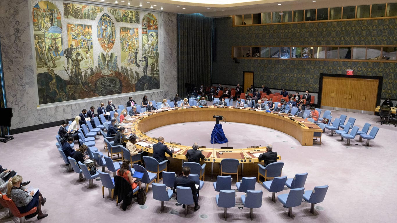 Ein Treffen des UN-Sicherheitsrats zur Lage in Afghanistan (Archivbild): Afghanistan steckt in einer schweren wirtschaftlichen und humanitären Krise.
