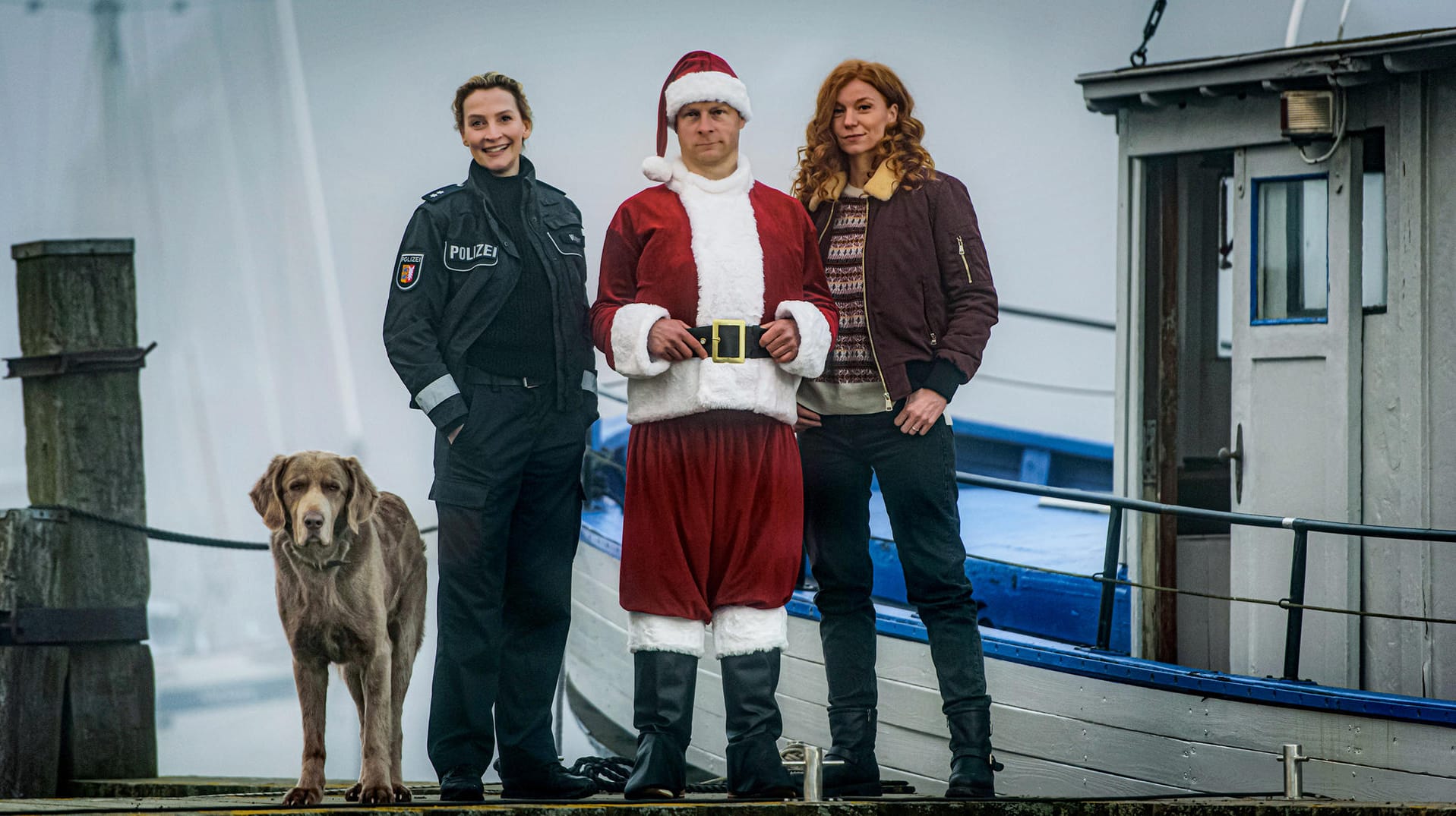 Hannah Wagner (Jana Klinge), Hauke Jacobs (Hinnerk Schönemann), Jule Christiansen (Marleen Lohse): In "Nord bei Nordwest: Ho Ho Ho!"