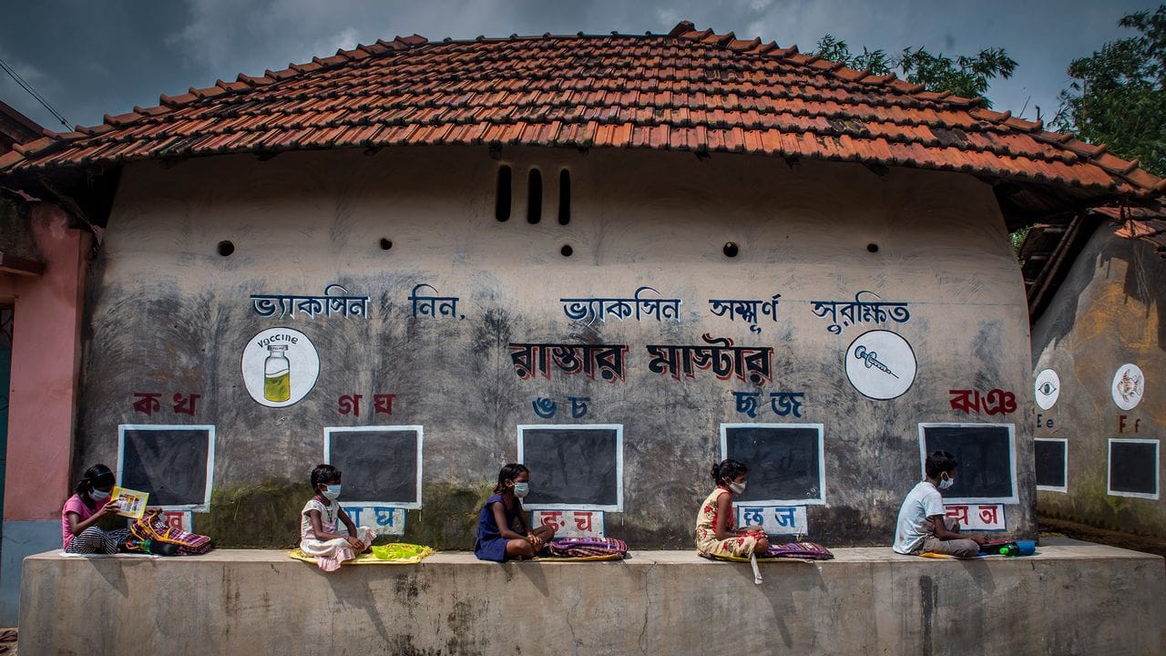 Der zweite Preis des Unicef-Wettbewerbs geht an ein Foto von Fotograf Sourav Das. Der zweite Preis des Unicef-Wettbewerbs geht an ein Foto von Fotograf Sourav Das.