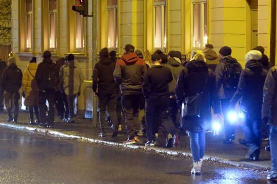 Protest gegen Corona-Politik in Freiberg