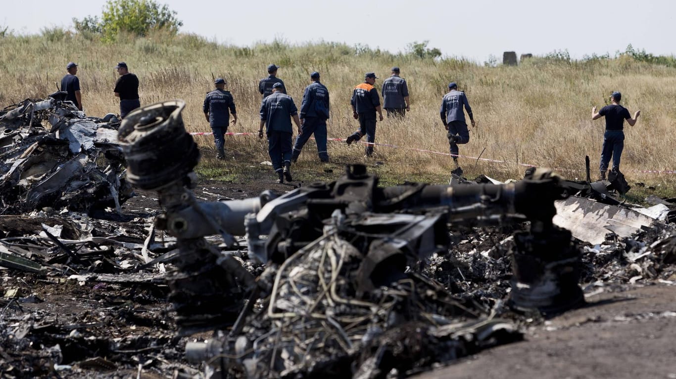 Absturzstelle von MH17 in der Ostukraine: Die Niederlande machen pro-russischen Rebellenführern in Abwesenheit den Prozess.