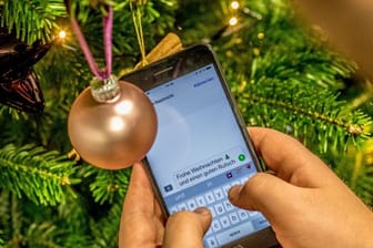 Smartphone an Weihnachten