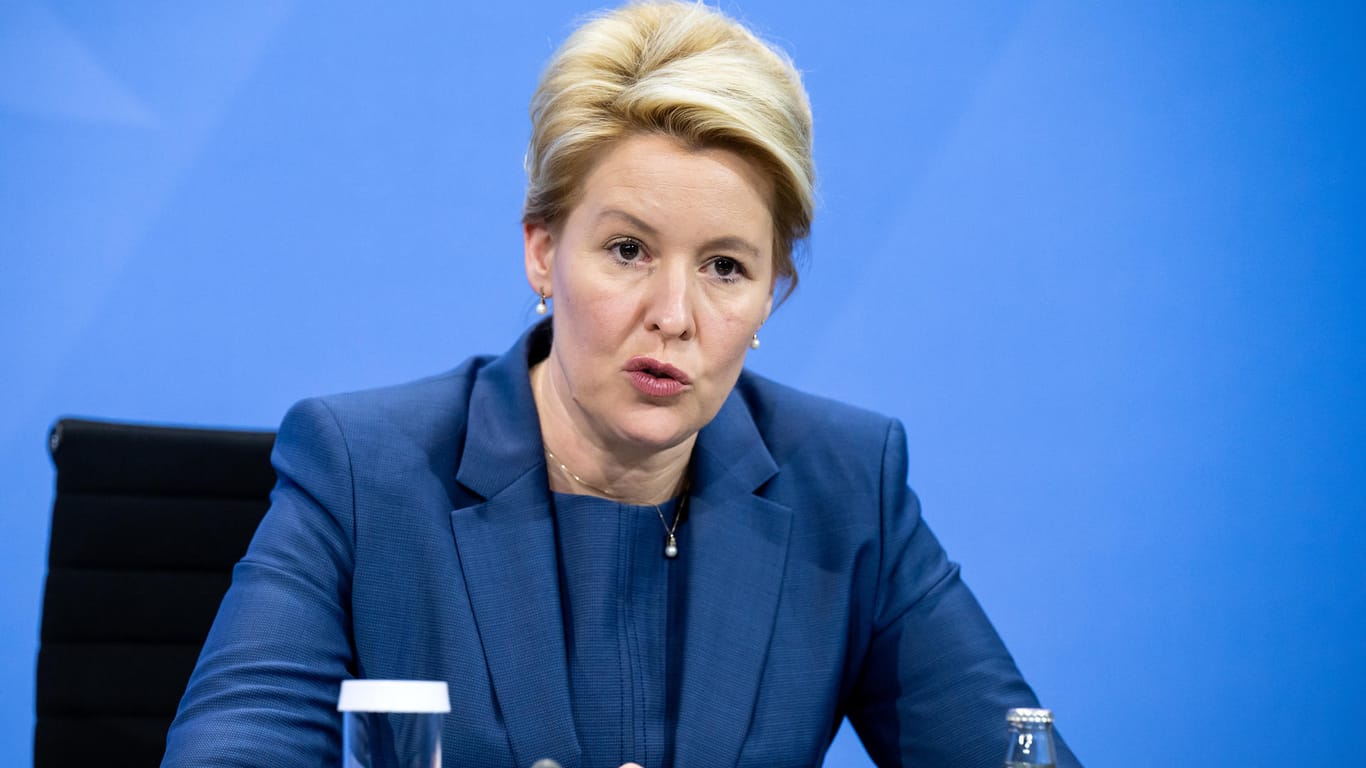 Franziska Giffey (SPD), Regierende Bürgermeisterin von Berlin (Archivbild): Eine Impfpflicht nannte sie eine "logische Schlussfolgerung".