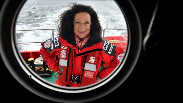 Barbara Wussow unterstützt die Seenotretter.