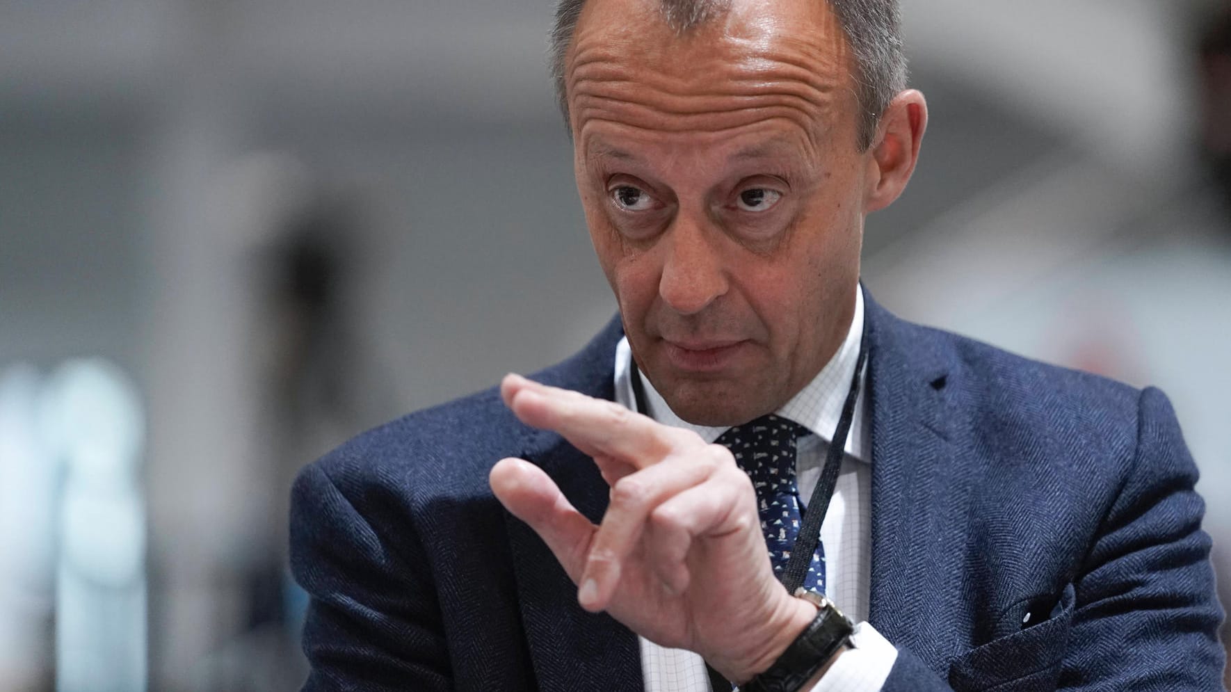 Friedrich Merz: Der designierte CDU-Vorsitzende setzt erste außenpolitische Akzente.