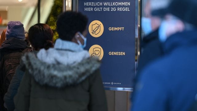 Coronavirus - 2G-Regel im Einzelhandel