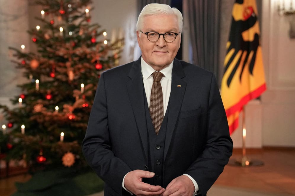 Frank-Walter Steinmeier: In seiner Weihnachtsansprache ruft der Bundespräsident zu Zusammenhalt auf.