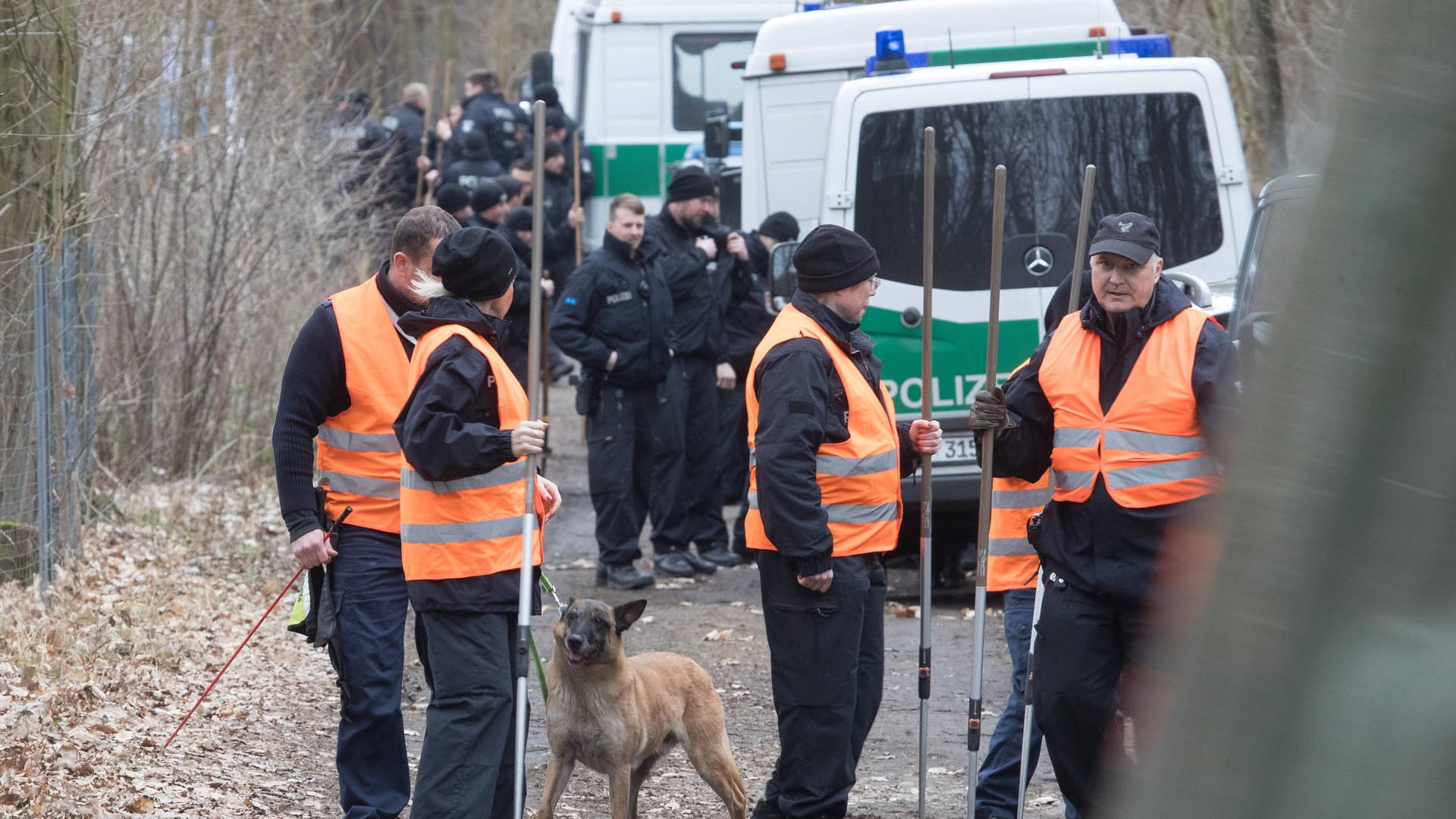 Suche nach Rebecca im März 2019 (Archivbild): Bundesweit ist die Zahl der vermissten Kinder und Jugendlichen in diesem Jahr gestiegen.