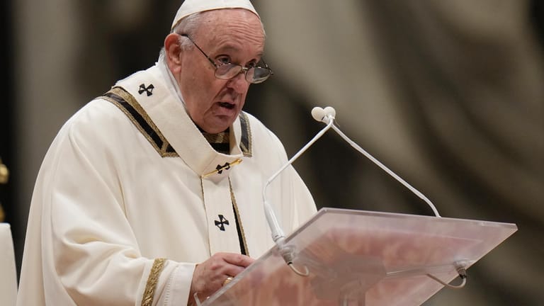 Papst Franziskus bei der Christmette: "Weinen wir nicht der Größe nach, die wir nicht haben."