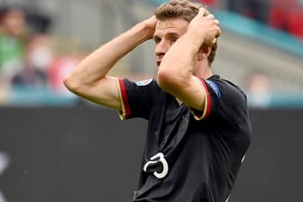 Verzweiflung im Gesicht: Thomas Müller verpasste im EM-Achtelfinale das 1:1 gegen England.