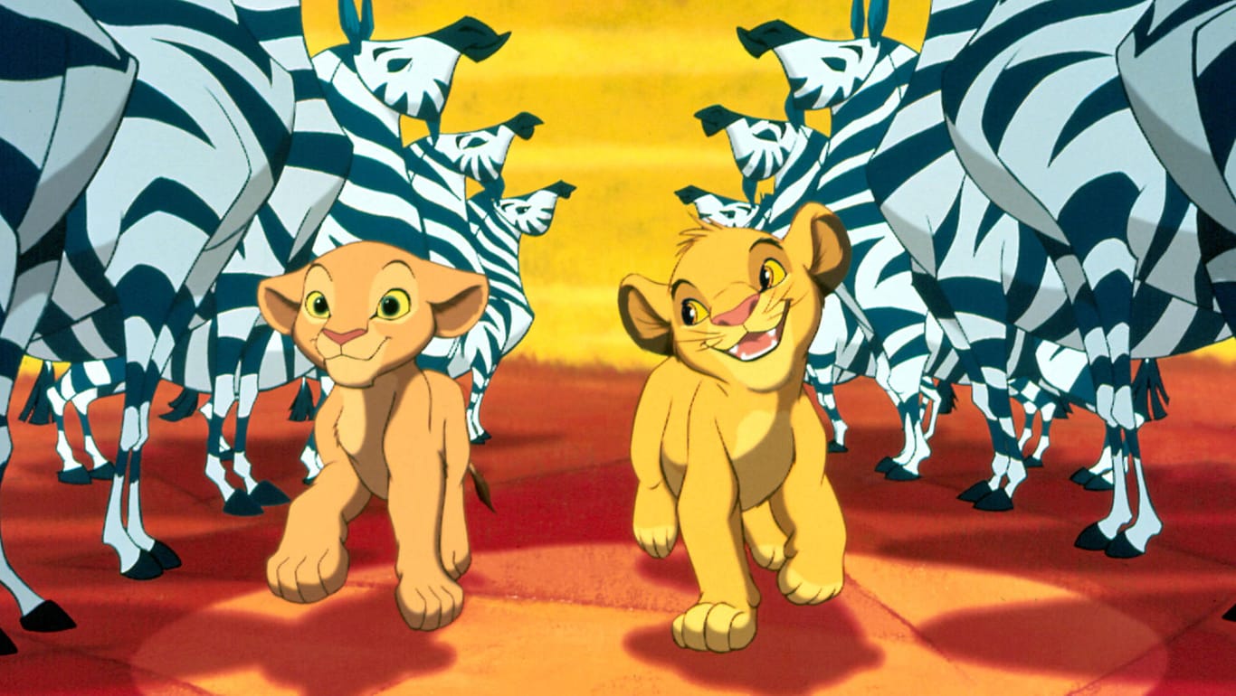 Nala und Simba in Disneys "Der König der Löwen" von 1994