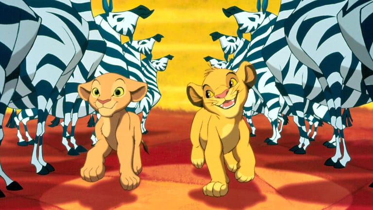 Nala und Simba in Disneys "Der König der Löwen" von 1994