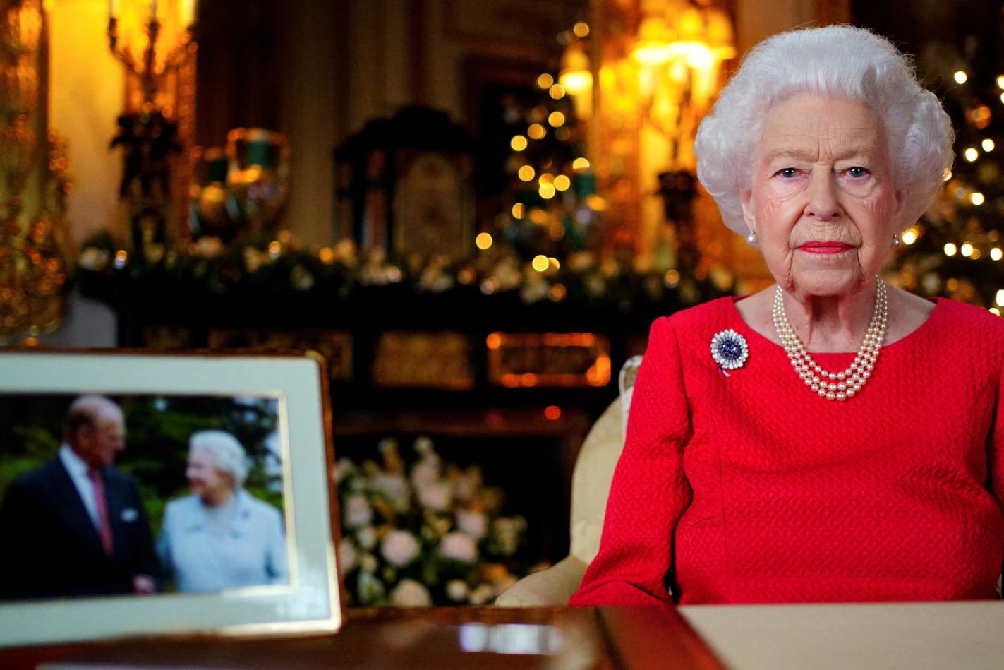Queen Elizabeth II.: Sie hat auch in diesem Jahr ihre traditionelle Weihnachtsrede aufgenommen.
