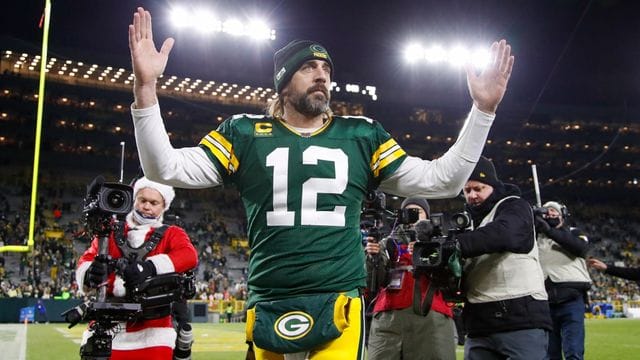 Hatte nach dem Packers-Sieg über Cleveland doppelten Grund zur Freude. Hatte nach dem Packers-Sieg über Cleveland doppelten Grund zur Freude.