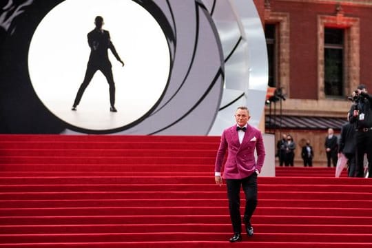 Daniel Craig bei der Weltpremiere von "Keine Zeit zu sterben" in London.