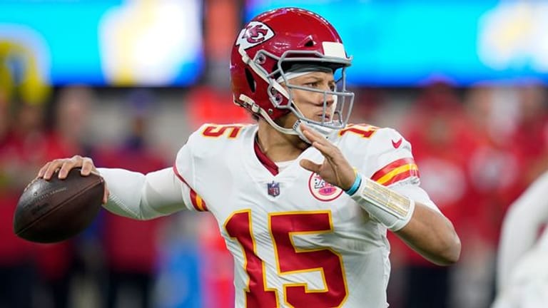 Der Quarterback der Kansas City Chiefs: Patrick Mahomes.