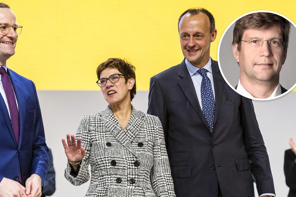 Jens Spahn, Annegret Kramp-Karrenbauer und Friedrich Merz: Einer ist der Gewinner des Jahres, zwei sind die großen Verlierer. (Archivbild)