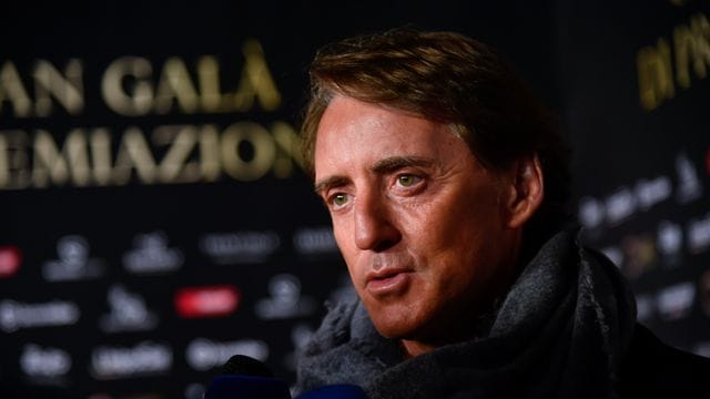 Der Nationaltrainer der Squadra Azzurra: Roberto Mancini. Der Nationaltrainer der Squadra Azzurra: Roberto Mancini.