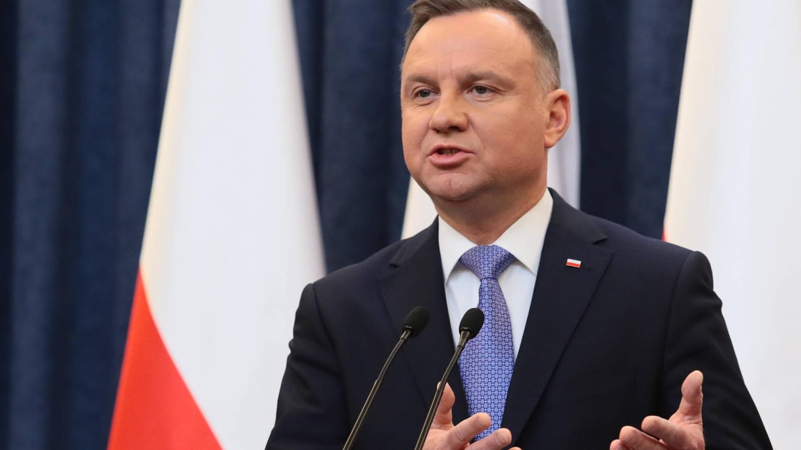 Andrzej Duda: Der polnische Präsident weigert sich, das umstrittene Mediengesetz zu unterstützen.