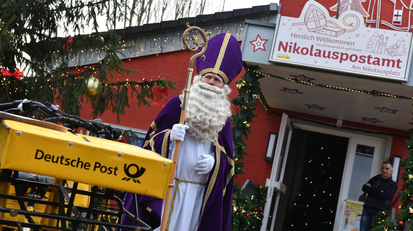 St. Nikolaus im Saarland: Das Nikolauspostamt eröffnete am Sonntag, den 5.12.2021.