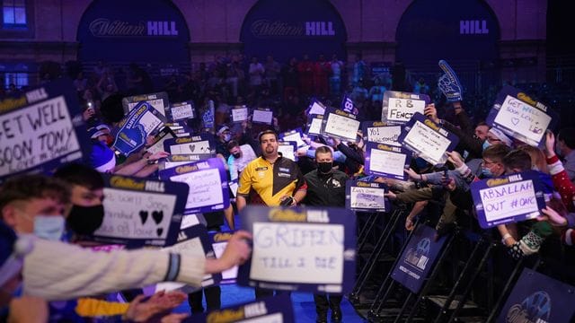 Für Gabriel Clemens ist die Darts-WM bereits beendet.