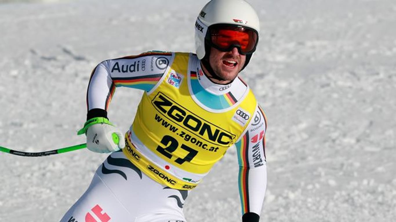 Dominik Schwaiger wurde bei der Abfahrt in Bormio Fünfter.