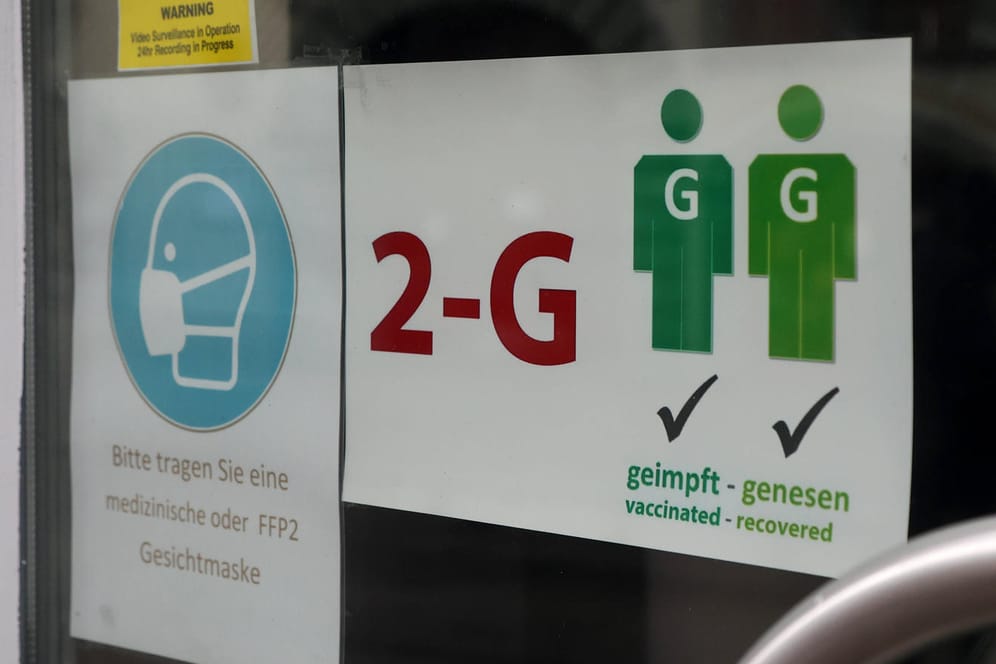 2G-Regel: Zutritt erhalten nur Geimpfte und Genesene.