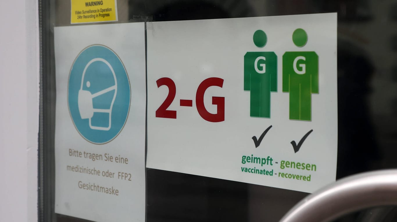 2G-Regel: Zutritt erhalten nur Geimpfte und Genesene.