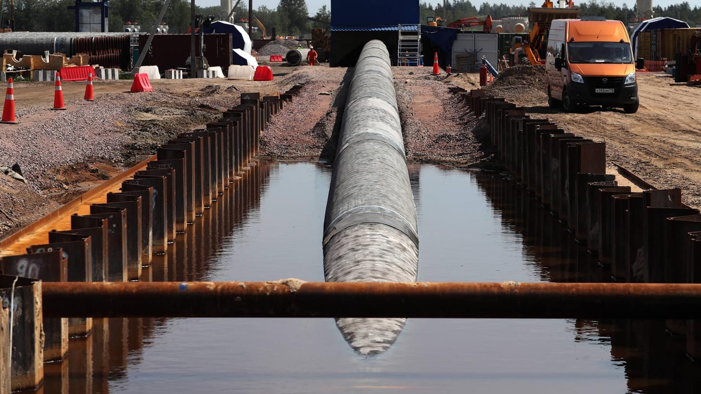 Nord Stream 2 in Russland: Die Pipeline wurde in diesem Jahr fertiggestellt.