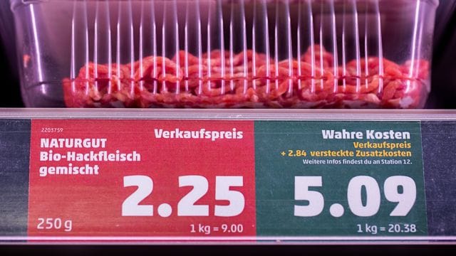 Verbraucher zahlen für Lebensmittel selten den "wahren Preis".