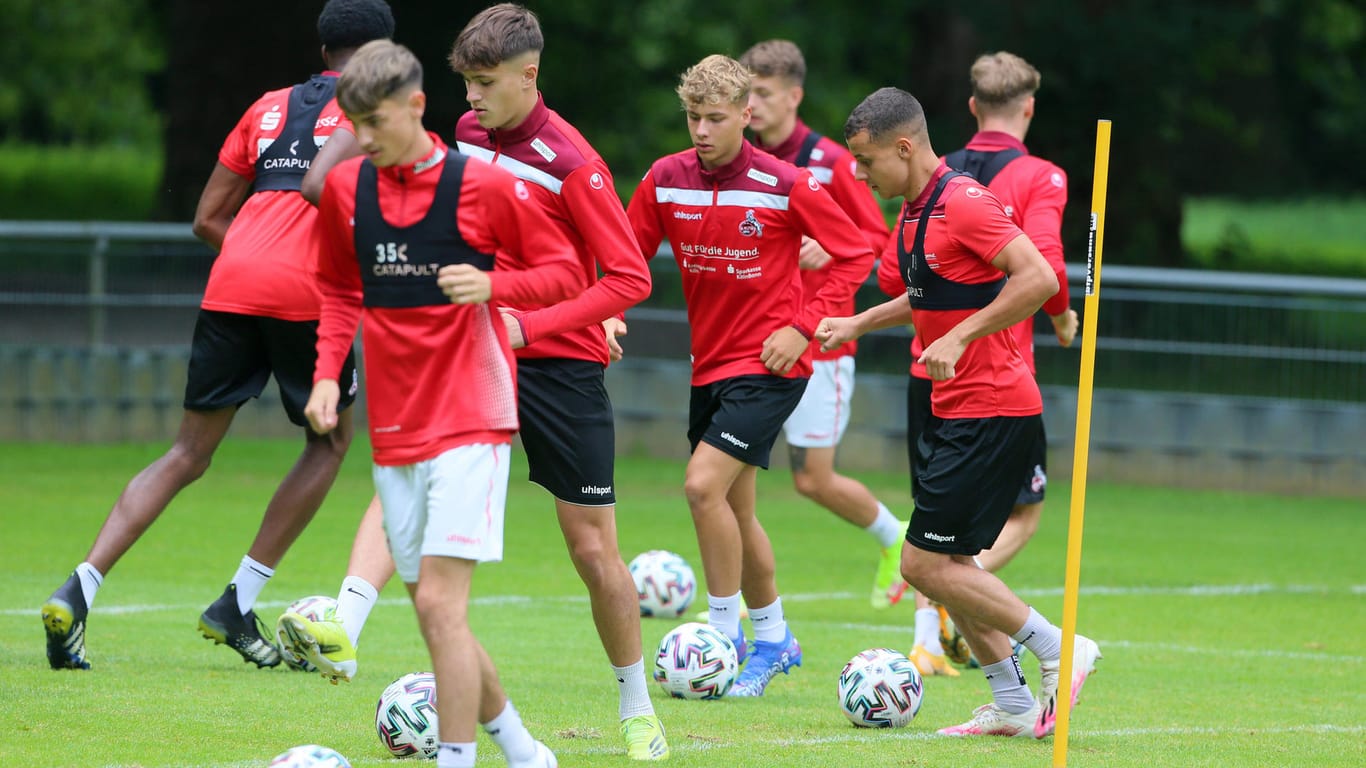 U19-Training beim 1. FC Köln: Bei kaum einem anderen Bundesligisten ist die Durchlässigkeit zu den Profis so hoch wie beim FC.