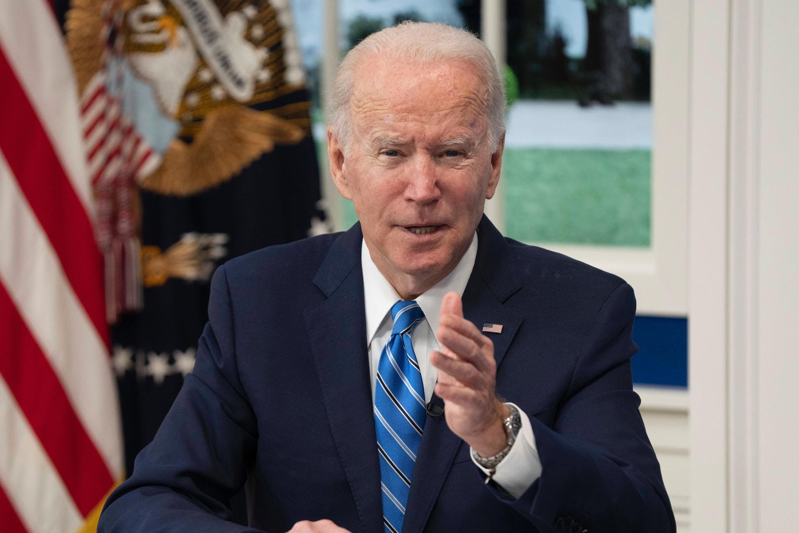 Joe Biden: Der US-Präsident spricht mit dem russischen Präsidenten Wladimir Putin.