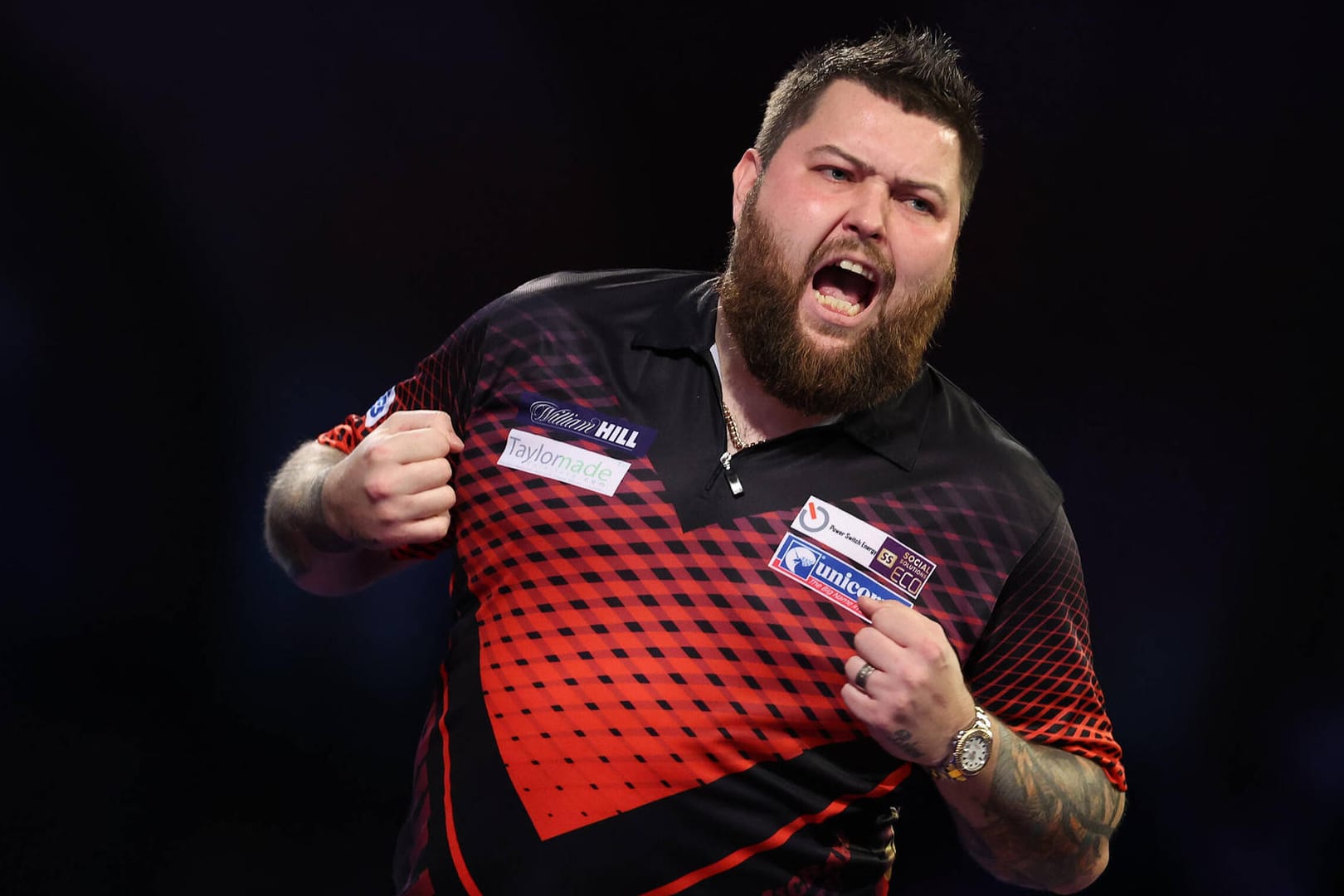 Michael Smith: Der "Bully Boy" steht im Viertelfinale.