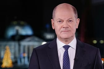 Olaf Scholz: Der Bundeskanzler hält in diesem Jahr seine erste Neujahrsansprache.