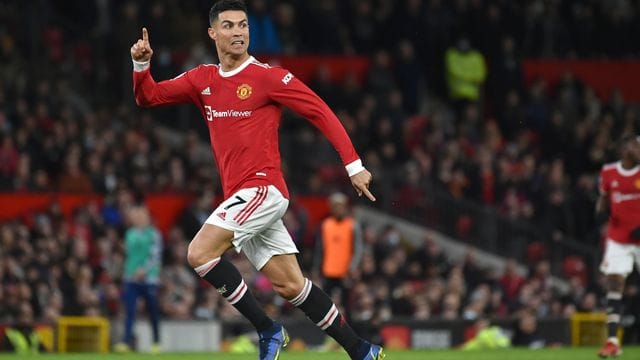 Cristiano Ronaldo führte Manchester United zum Sieg.