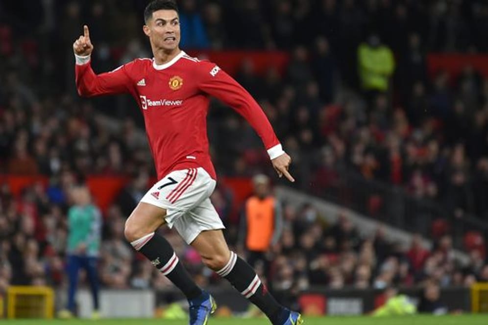 Cristiano Ronaldo führte Manchester United zum Sieg.