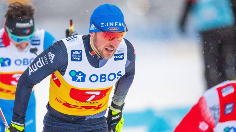 Jonas Dobler: Der deutsche Langlauf-Routinier musste das Rennen in Oberstdorf wegen Herzproblemen vorzeitig abbrechen.