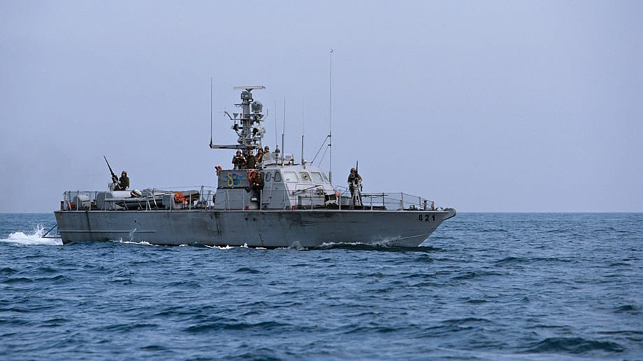 Die israelische Marine hat auf dem Roten Meer eine Waffenlieferung abgefangen. Die israelische Marine hat auf dem Roten Meer eine Waffenlieferung abgefangen.