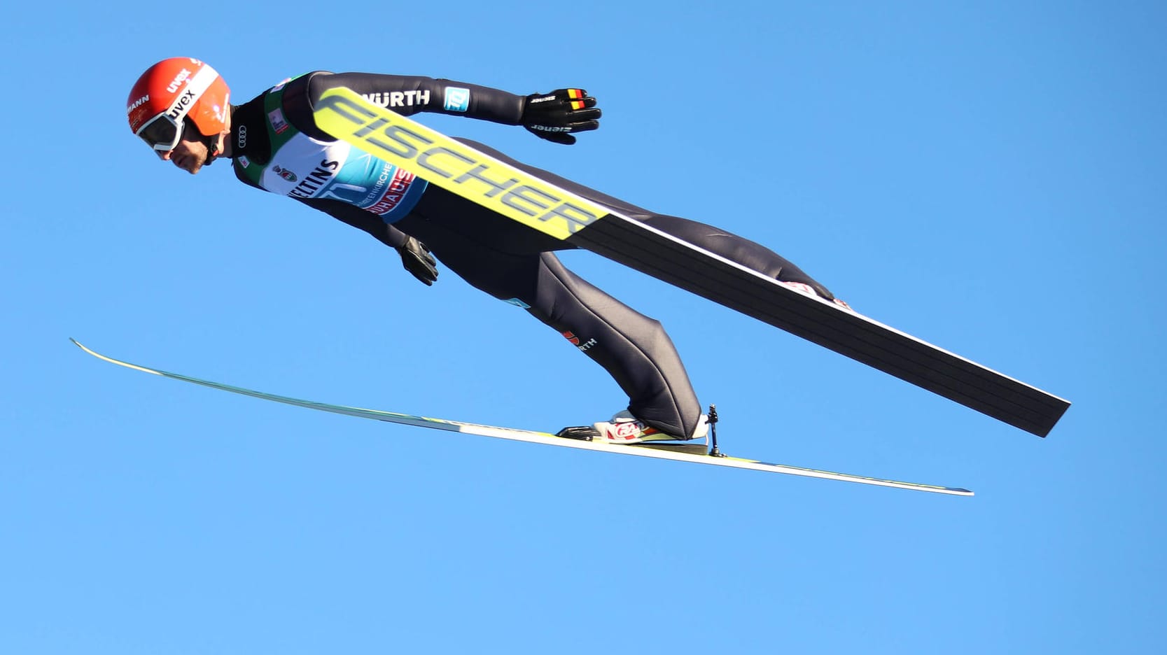 Markus Eisenbichler: Der deutsche Skispringer glänzte in der Quali in Garmisch-Partenkirchen.