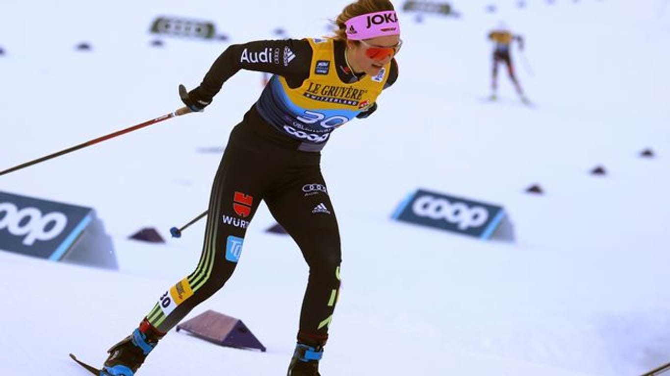 Laura Gimmler musste bei der Tour de Ski aussteigen.