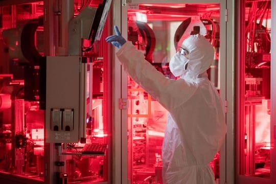Produktion von Batteriezellen für Elektroautos