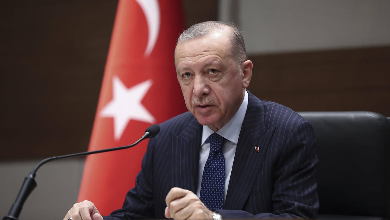 Der türkische Präsident Recep Tayyip Erdoğan (Archivbild): Nach hohen Lebensmittelpreisen steigen in der Türkei nun auch die Energiepreise deutlich.
