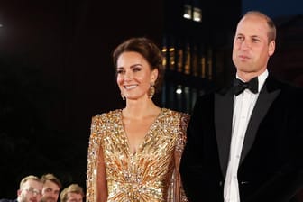 Herzogin Kate und Prinz William: Im September zeigten sie sich gemeinsam bei der Premiere von "James Bond".