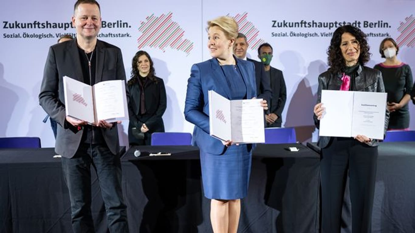 Unterzeichnung des Berliner Koalitionsvertrages