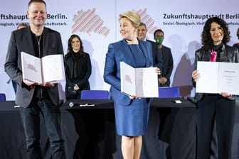 Unterzeichnung des Berliner Koalitionsvertrages