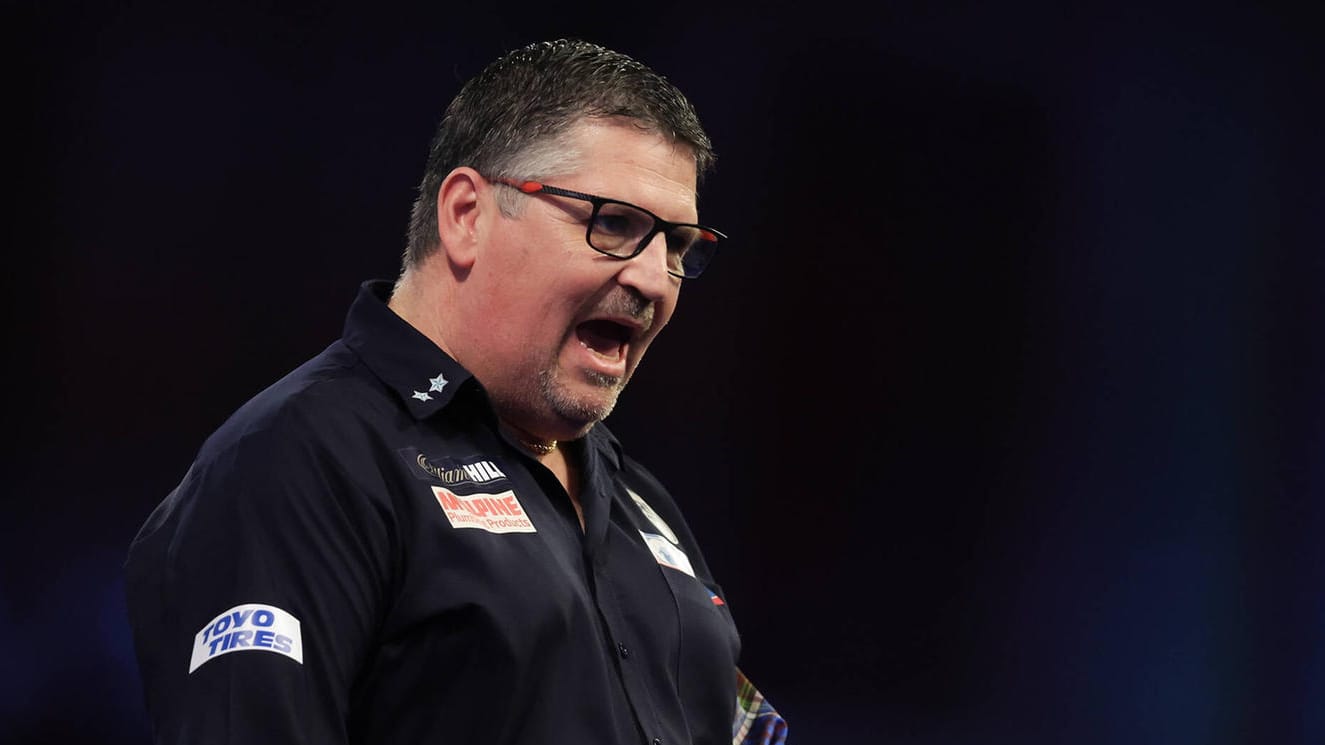 Gary Anderson: Der Ex-Weltmeister steht im Halbfinale der Darts-WM.