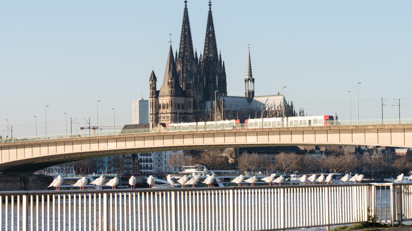 Deutzer Brücke in Köln (Archivbild): Auch in einigen Clubs wurde gegen das Tanzverbot verstoßen.