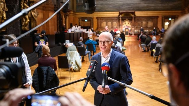 Impfaktion mit Tschentscher im Rathaus Impfaktion mit Tschentscher im Rathaus