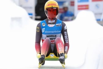 Dritter Weltcup-Erfolg für Julia Taubitz aus Deutschland.